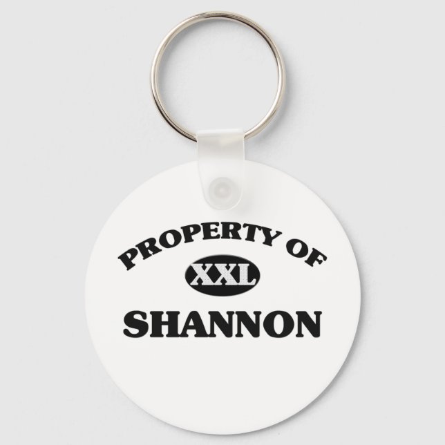 Property of SHANNON Key Ring (Front)