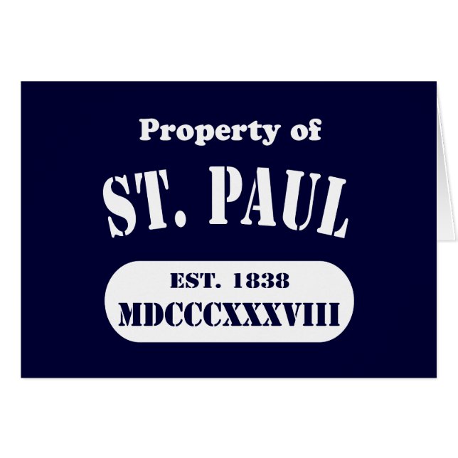 Property of St. Paul (Front Horizontal)