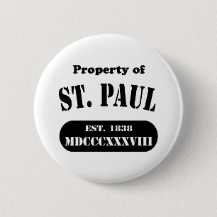 Property of St. Paul 6 Cm Round Badge