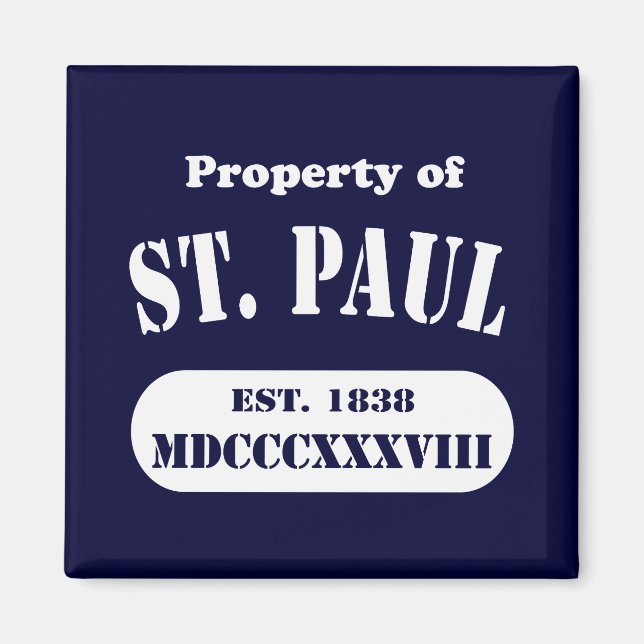 Property of St. Paul Magnet (Front)