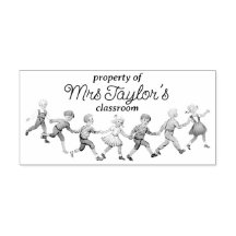 Property of Teacher's Classroom with Kids Dancing