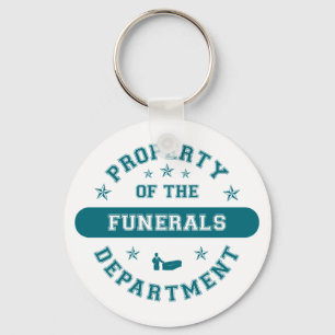 Property of the Funerals Department Key Ring