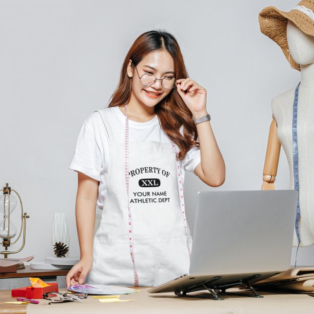 Property of XXL Your Name Standard Apron (Property of XXL Your Name Adult Apron)