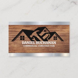 Property Roof   Builder Tools   Home Repair Business Card