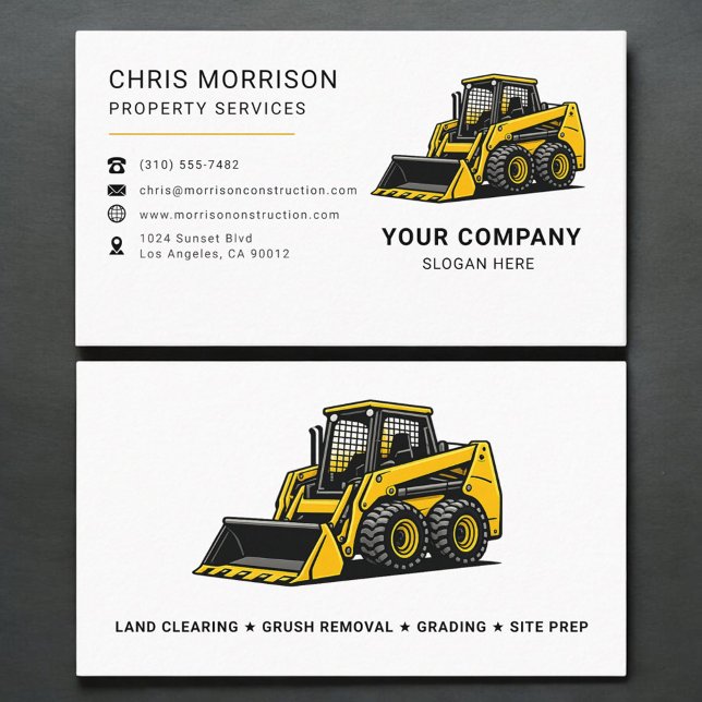 Property Services Construction Business Card (Creator Uploaded)