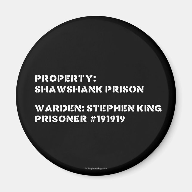 Property: Shawshank Prison Magnet (Front)