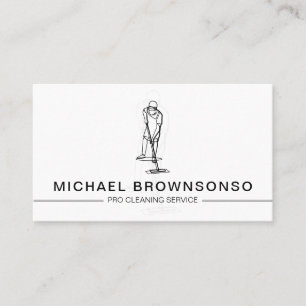 Property Turnover Housekeeping Business Card