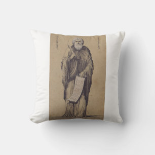 Prophet Elijah Father of Carmelites Cushion