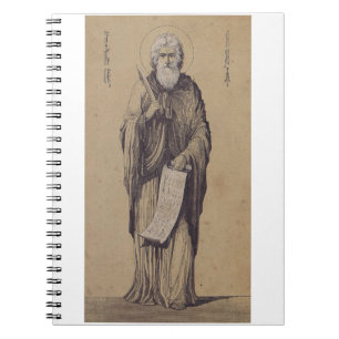 Prophet Elijah Father of Carmelites Notebook