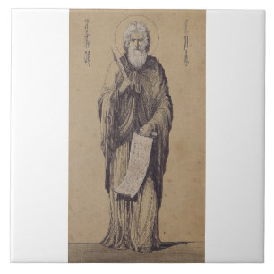 Prophet Elijah Father of Carmelites Tile