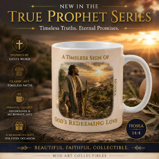 Prophet Hosea Coffee – Biblical Scripture Art Mug