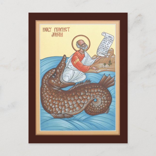 Prophet Jonah Prayer Card (Front)
