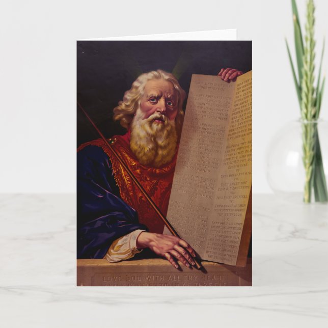 Prophet Moses on Mount Sinai – High-Fidelity Epic  Card (Front)