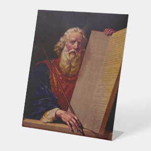 Prophet Moses on Mount Sinai – High-Fidelity Epic  Pedestal Sign