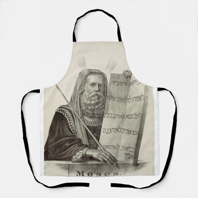Prophet Moses with the Tablets of the Law Apron (Front)
