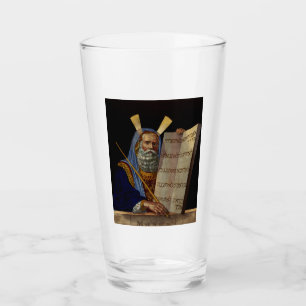 Prophet Moses with the Tablets of the Law Glass