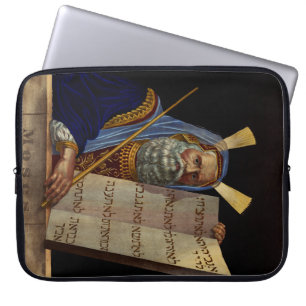 Prophet Moses with the Tablets of the Law Laptop Sleeve