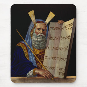 Prophet Moses with the Tablets of the Law  Mouse Pad