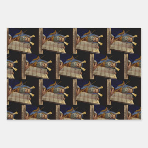 Prophet Moses with the Tablets of the Law  Wrapping Paper Sheet