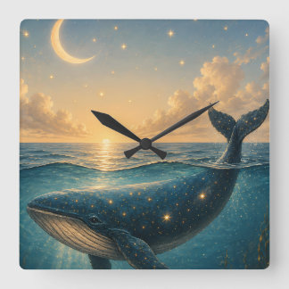 Prophet Yunus Islamic Nursery Square Wall Clock