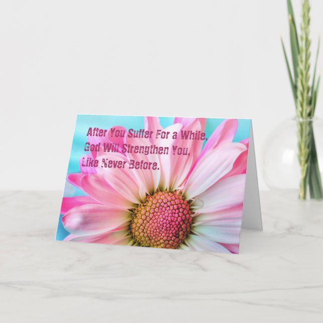 Prophetic Prayer Card for Strengthening (Front)