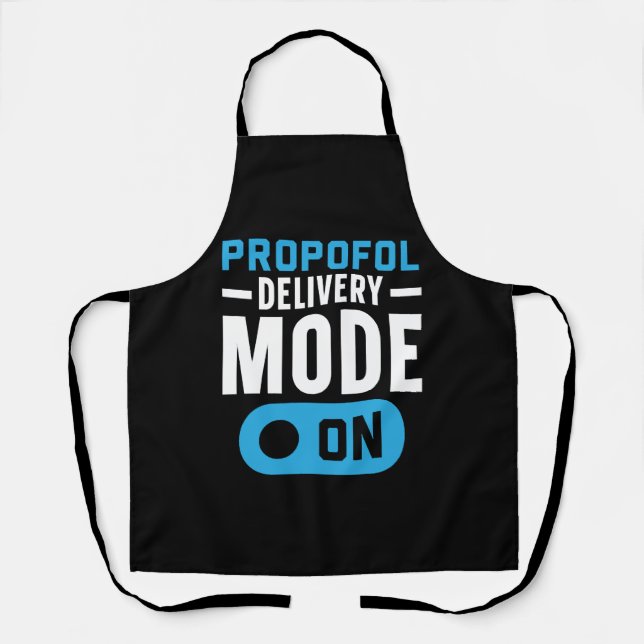 Propofol Delivery Mode On Anaesthesia Anaesthetist Apron (Front)