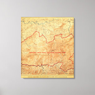 Proposal for Great Smoky Mountains National Park Canvas Print