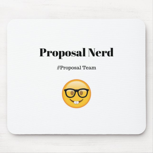 Proposal Nerd Mouse Pad (Front)