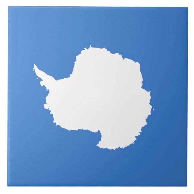 Proposed Flag of Antarctica (by Graham Bartram) Tile (Front)
