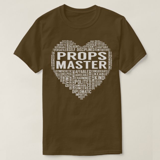 Props Master Heart T-Shirt (Design Front)