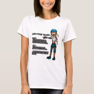 Pros and Cons Roller Derby Zombie T-Shirt