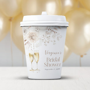 Prosecco Bridal Paper Cups