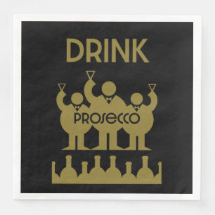 Prosecco Wine Drinkers Napkin