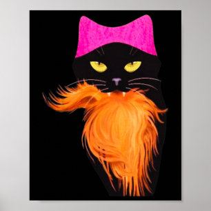 Prosecutor Cat Lady Against Orange Felon 2024 Hall Poster