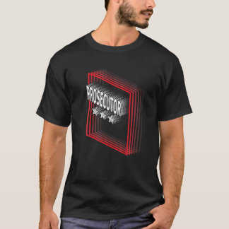 Prosecutor Job Title Appreciation Retro T-Shirt