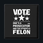 Prosecutor versus Felon Voter Funny Political Magnet<br><div class="desc">Prosecutor versus Felon Voter Funny Political</div>