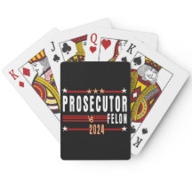 Prosecutor Vs Felon 2024 Classic Playing Cards