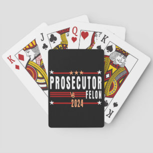 Prosecutor Vs Felon 2024 Classic Playing Cards