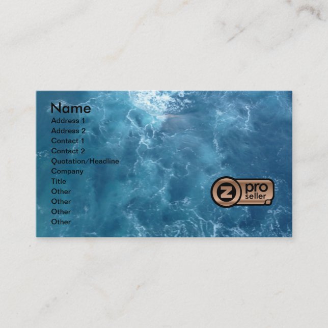 ProSeller Fine Art Business Card 3D (Front)