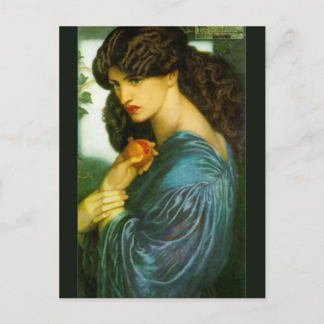 Proserpine by Dante Gabriel Rossetti Postcard (Front)
