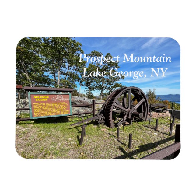 Prospect Mountain in Lake George New York Magnet (Horizontal)