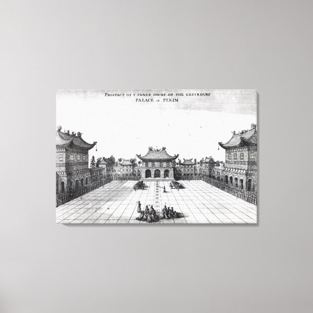 Prospect of the Inner Court Canvas Print (Front)