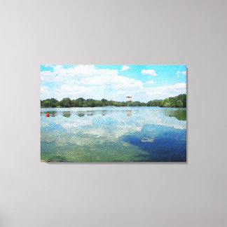 Prospect Park Lake #1 Wrapped Canvas Print