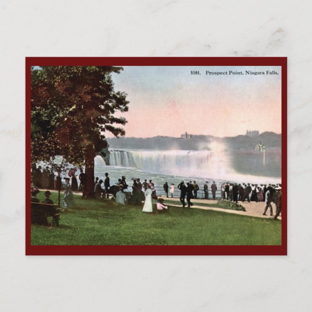 Prospect Point, Niagara Falls 1909 Vintage Postcard (Front)