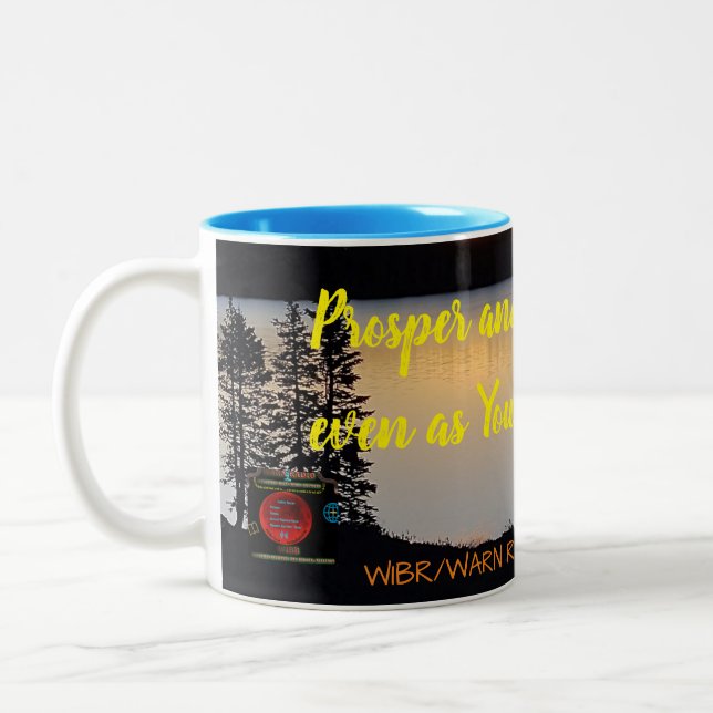 Prosper-be-in-Health Two-Tone Coffee Mug (Left)