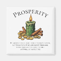 Prosperity Chant Candle & Cinnamon Money Spell