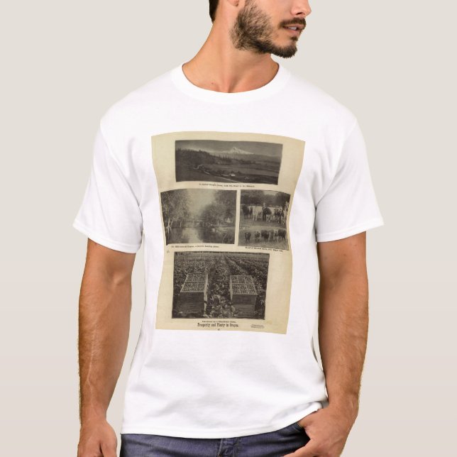 Prosperity, plenty in Oregon T-Shirt (Front)