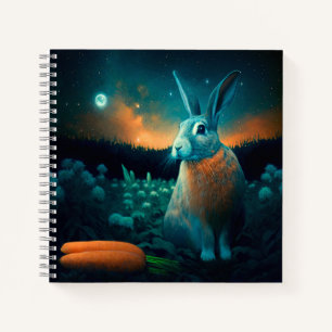 Prosperity Rabbit in the Moonlight Notebook