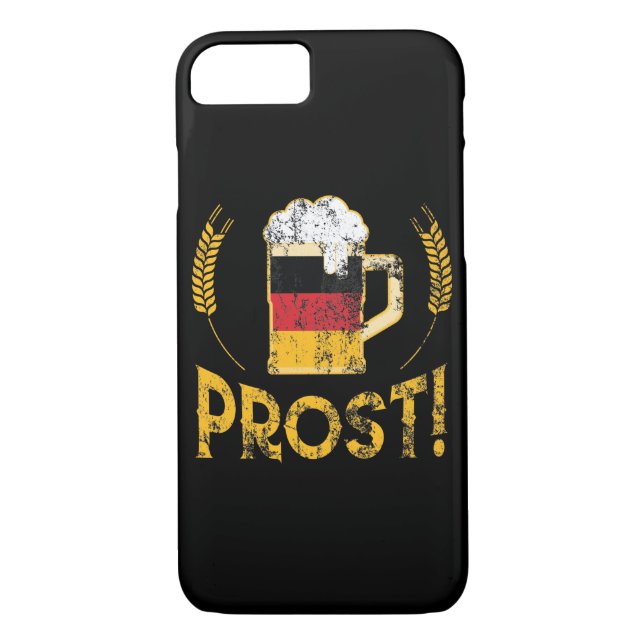 Prost German Flag Beer Lover Oktoberfest Case-Mate iPhone Case (Back)