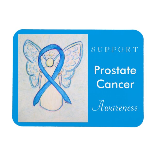 Prostate Cancer Awareness Angel Custom Magnet (Horizontal)